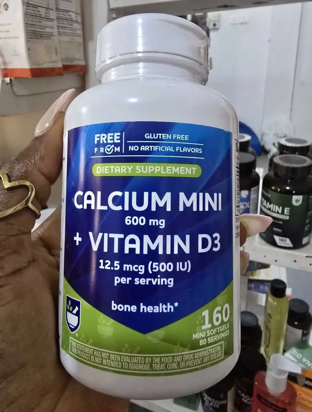 Calcium Mini 600mg + Vitamin D3