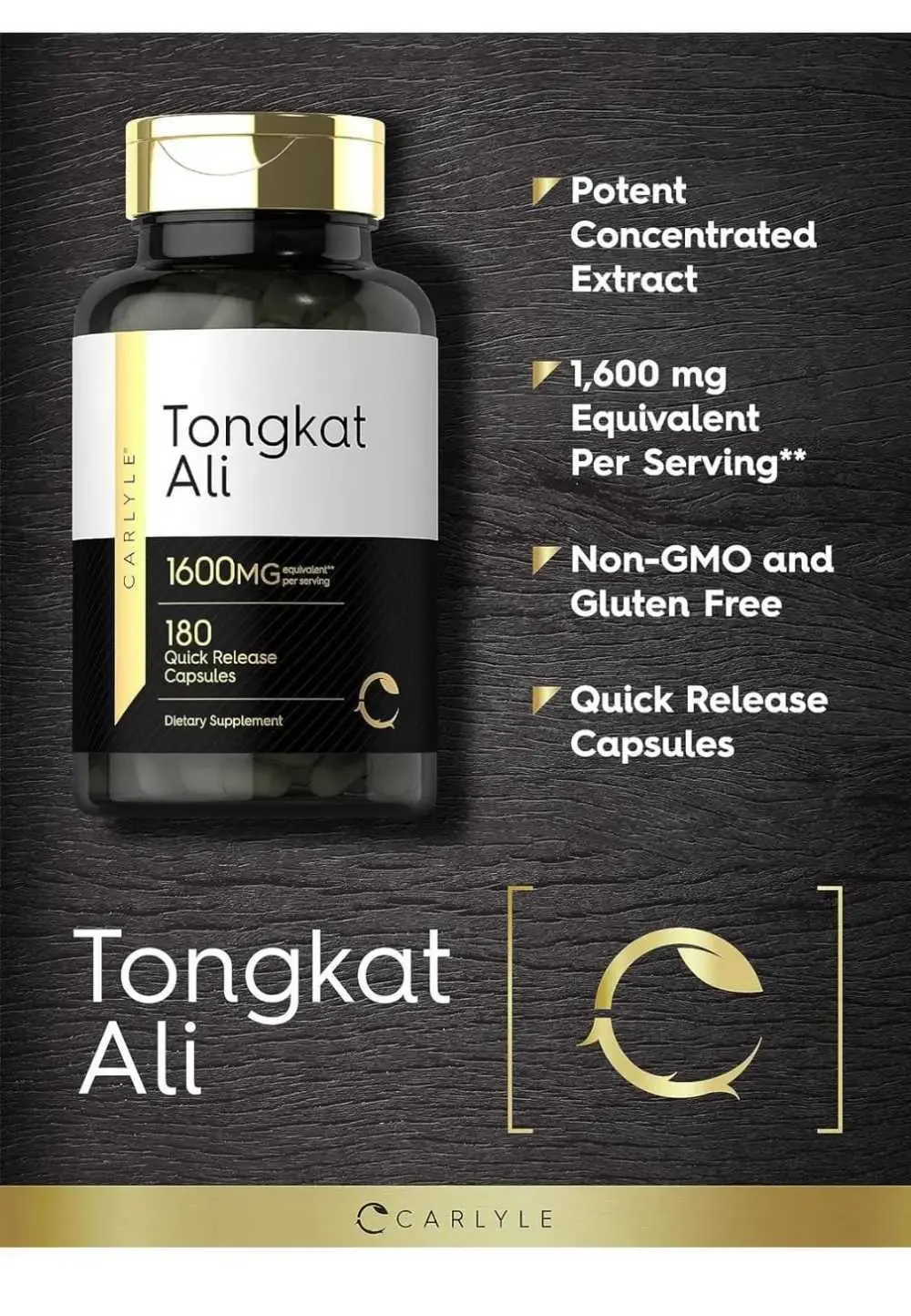 Carlyle Tongkat Ali 1600mg