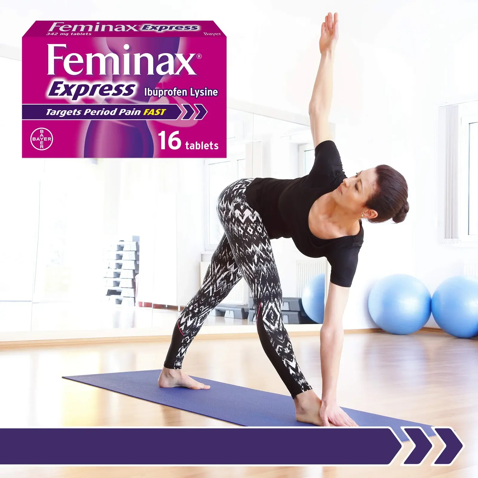 Feminax Express Period Pain 8 Tablets