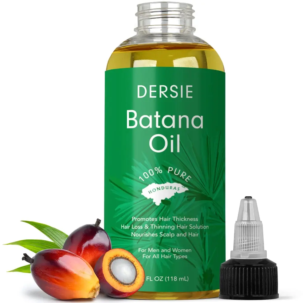 Batana Oil for Hair Growth — 100% Pure & Natural Raw Batana Oil from Honduras — 4 FL OZ