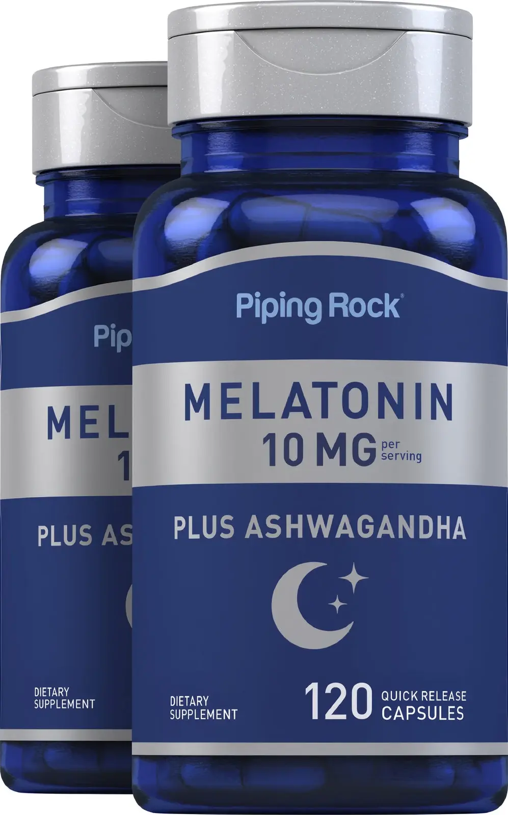 Melatonin Plus Ashwagandha 120 Quick Release Capsules