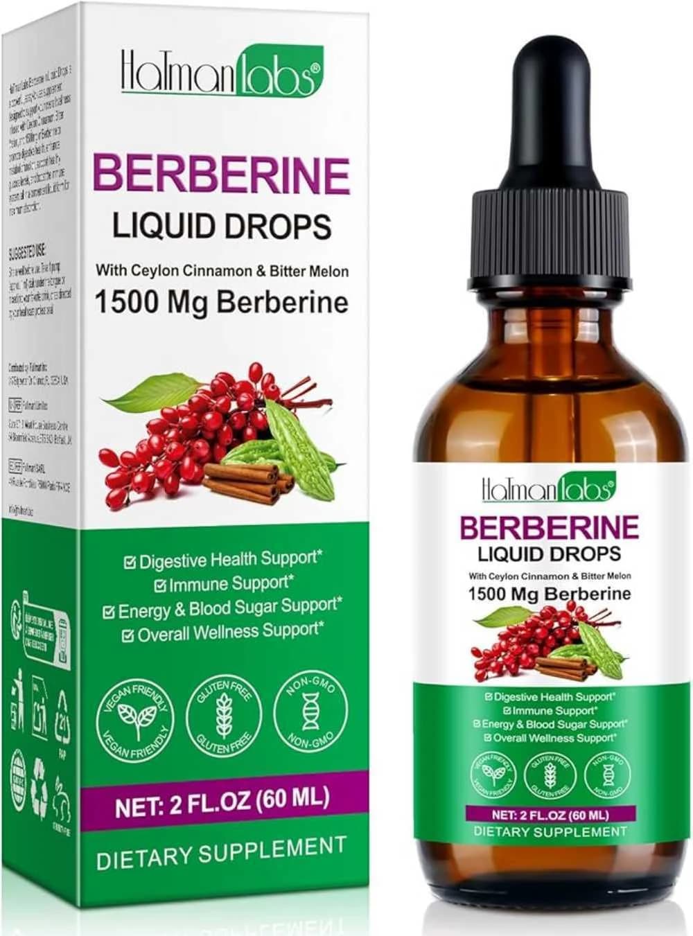 Berberine Liquid Drops With Ceylon Cinnamon