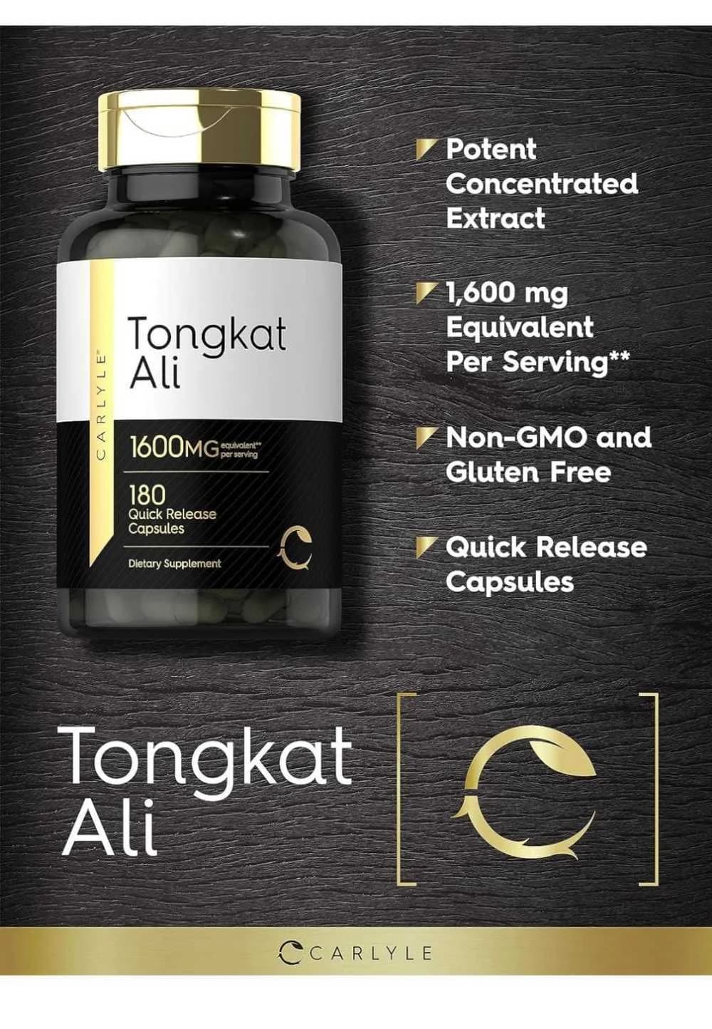 Carlyle Tongkat Ali 1600mg