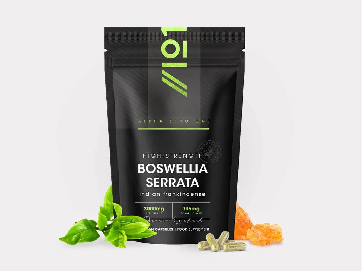 Boswellia Serrata Extract 3000mg, 65% Boswellic Acid (150mg per Capsule), 90 Capsules (3 Months Supply)