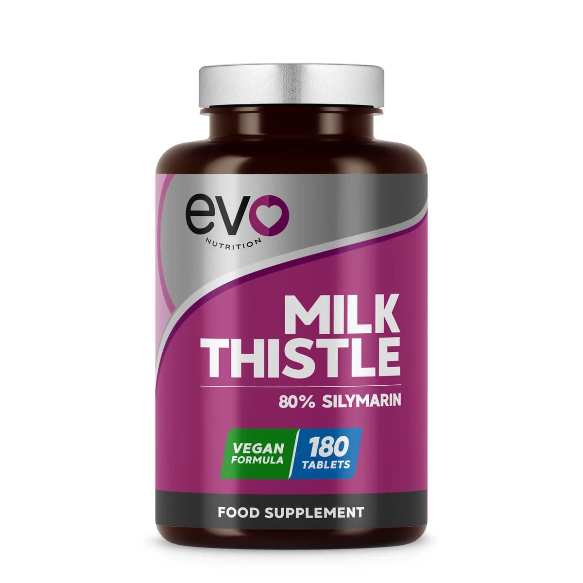 Milk Thistle Tablets, 80% Silymarin, 180 Tablets