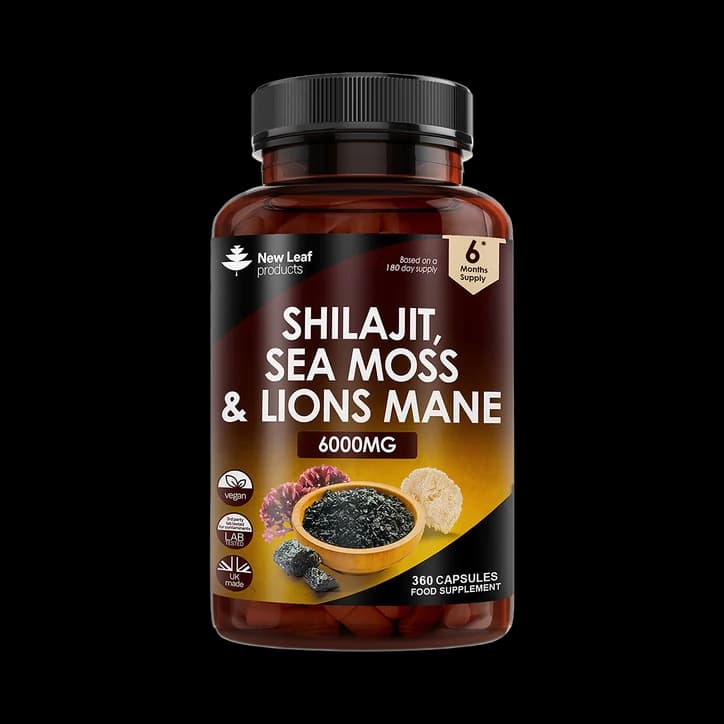 Shilajit Complex, Himalayan Shilajit with Ashwagandha & Lions Mane, 2000mg, 120 Capsules, 60% Fulvic Acid