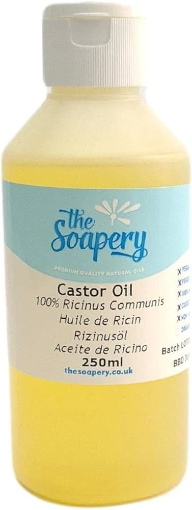 Castor Oil Organic Cold Pressed 250ml, 100% Pure
