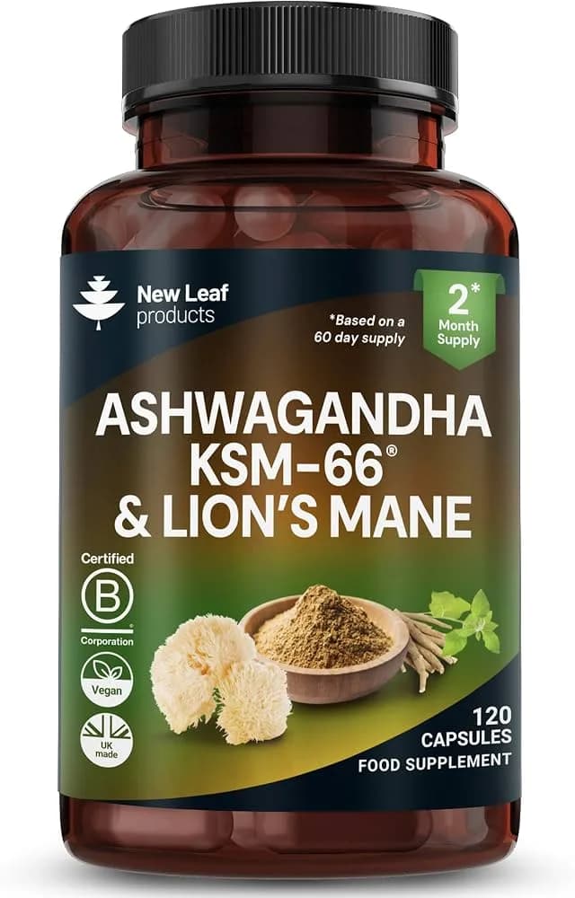 Ashwagandha KSM-66 & Lion's Mane