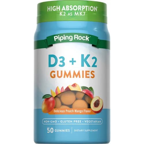 Vitamin D3 + K2 Gummies 50 Gummies