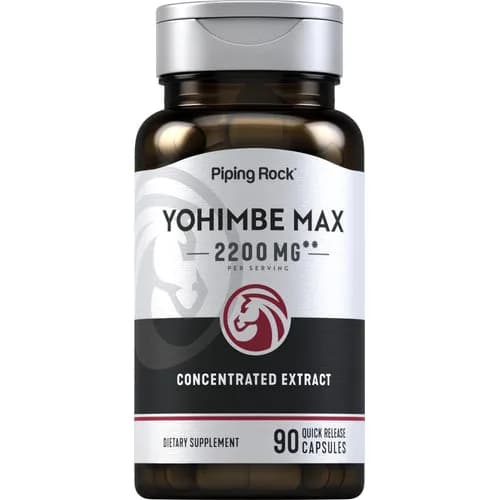 Piping Rock Yohimbe Max 2200mg, 90 Capsules