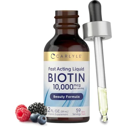 Liquid Biotin 10,000 mcg 2 Fl. Oz.