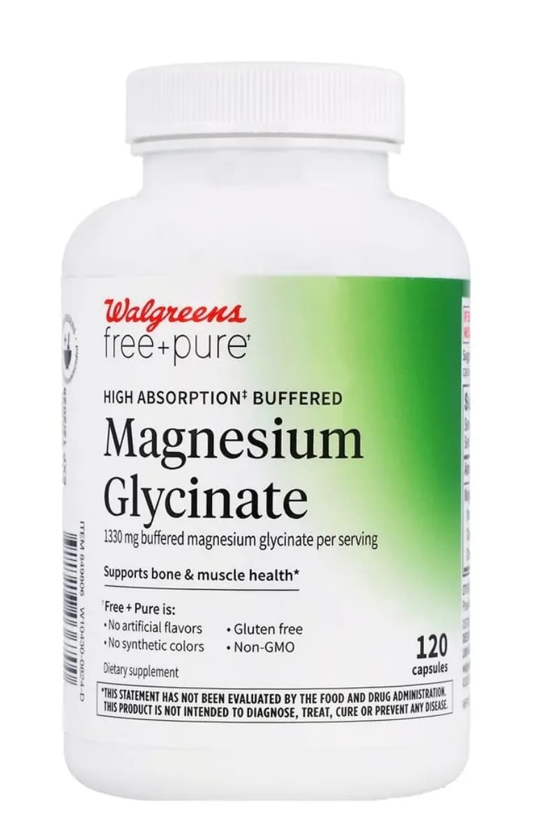 Pure Magnesium Glycinate 120 Capsules