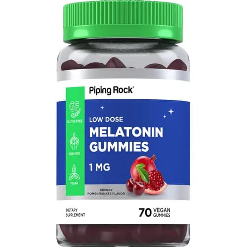 Melatonin Gummies 1 MG 70 Vegan Gummies