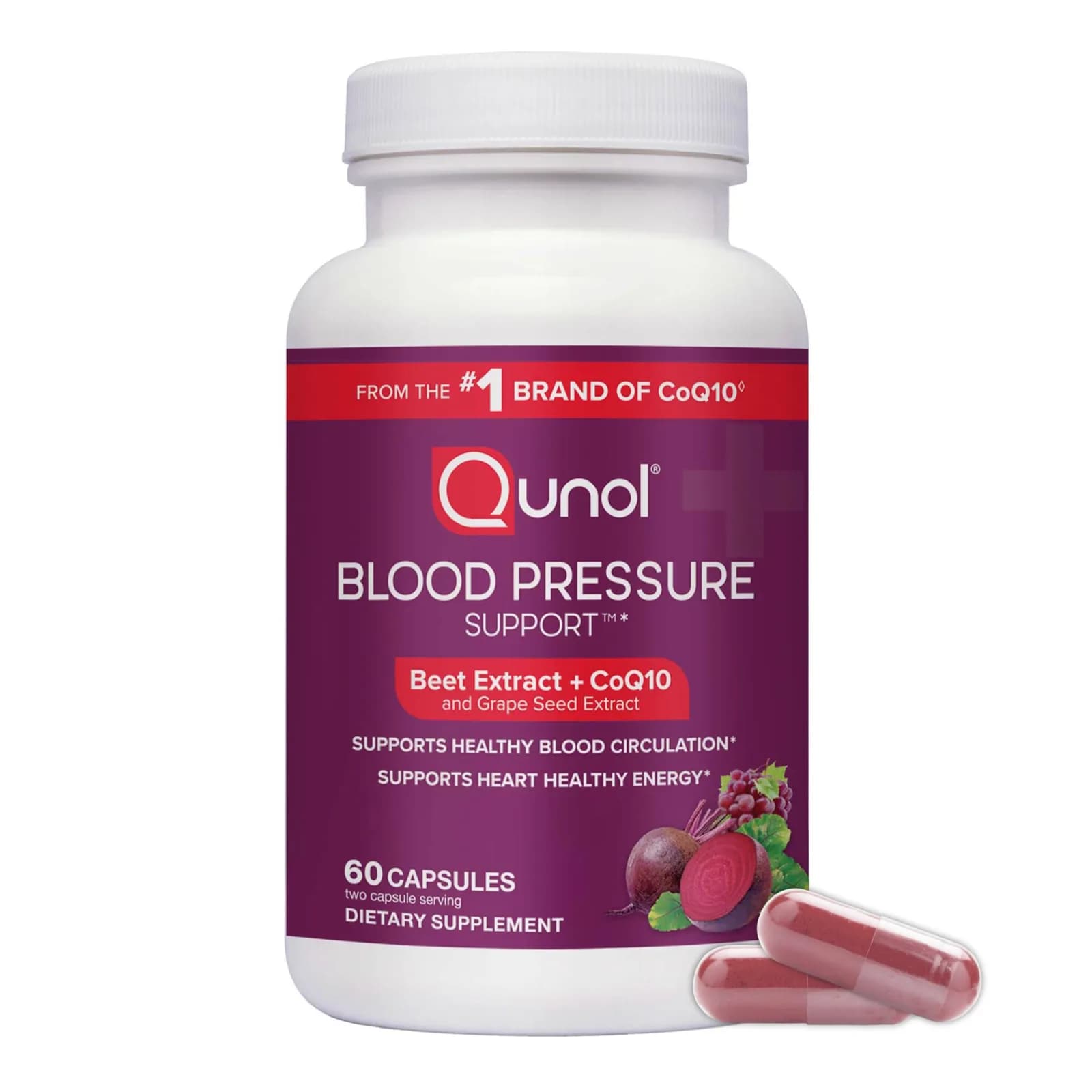 Qunol Blood Pressure Support 60 Capsules