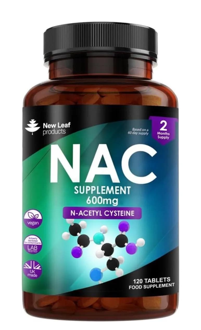 New Leaf Products NAC 600mg 120 Tablets