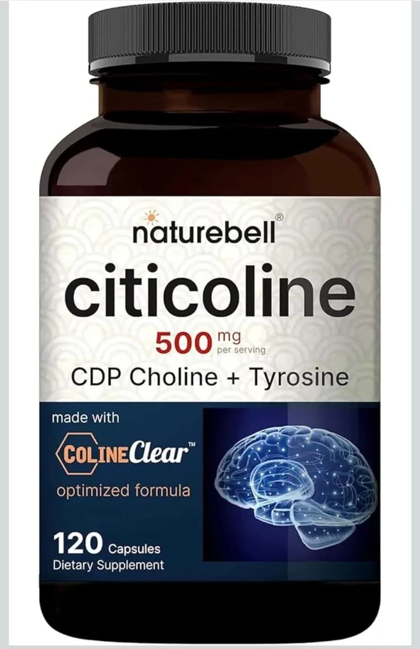NatureBell Citicoline 500mg + Tyrosine choline