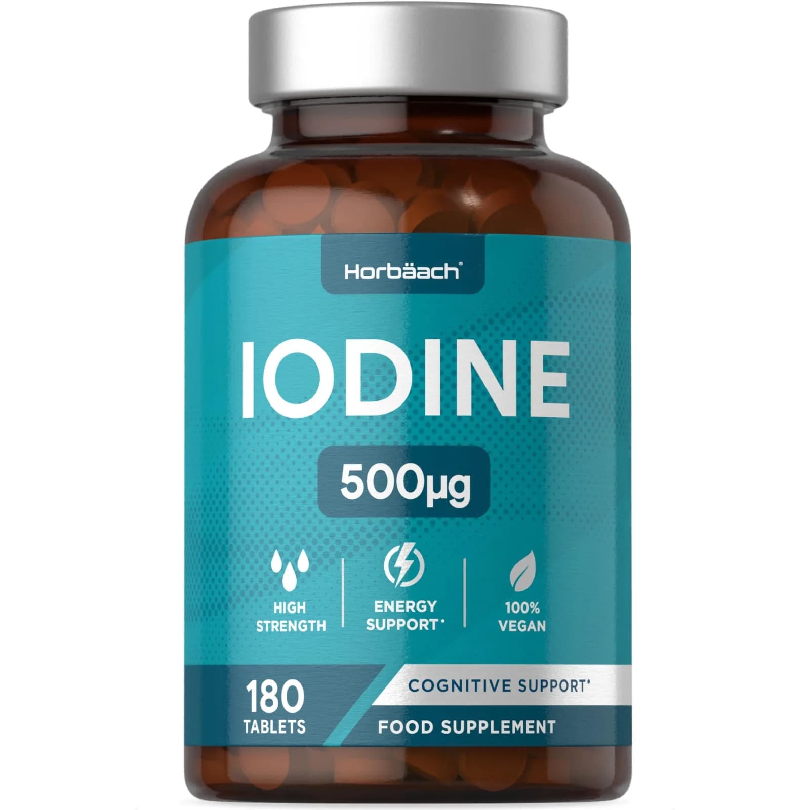 Horbaach Iodine 500mcg 180 Tablets