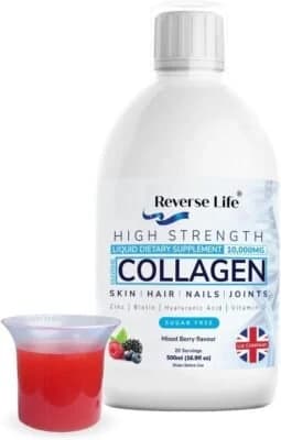 Reverse Life High Strength Marine Collagen Liquid Supplement